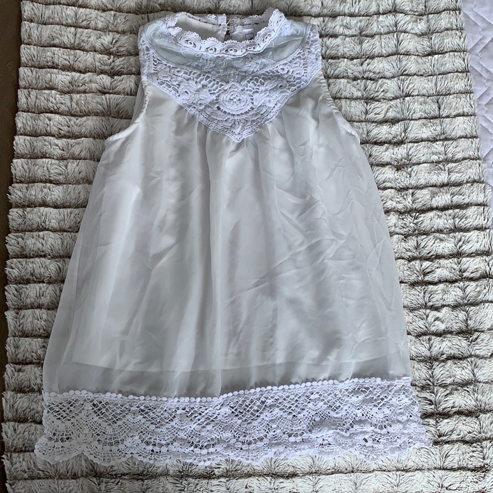 Girls Halter Lace Blouse